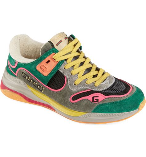 gucci women's ultrapace sneaker|white high top Gucci sneakers.